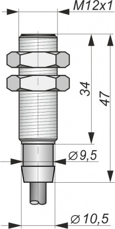 Датчик бесконтактный индуктивный взрывобезопасный стандарта "NAMUR" SNI 06-2-L